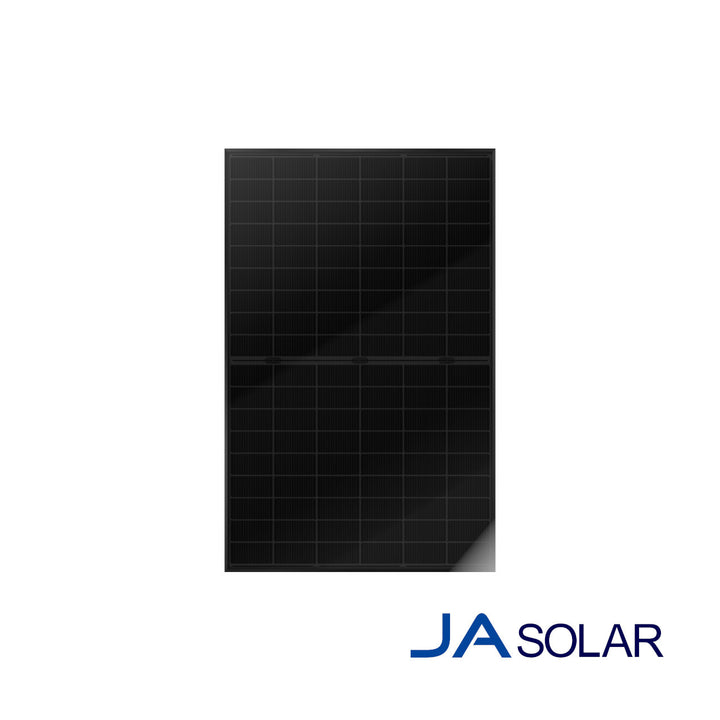 JA Solar JAM54D41-440/LB 440W all-black bifacial solar panel for Calgary and Western Canada