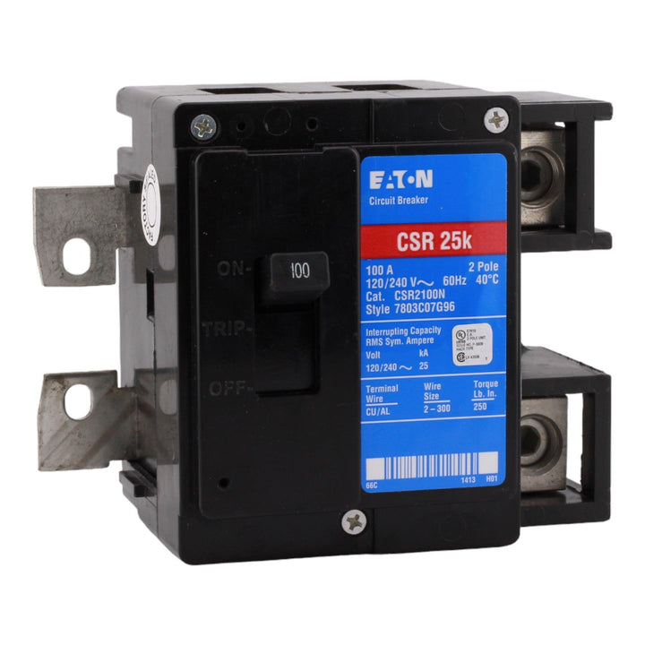 Enphase BRK-100A-2P-240V 100A 2-pole main breaker Eaton CSR2100N