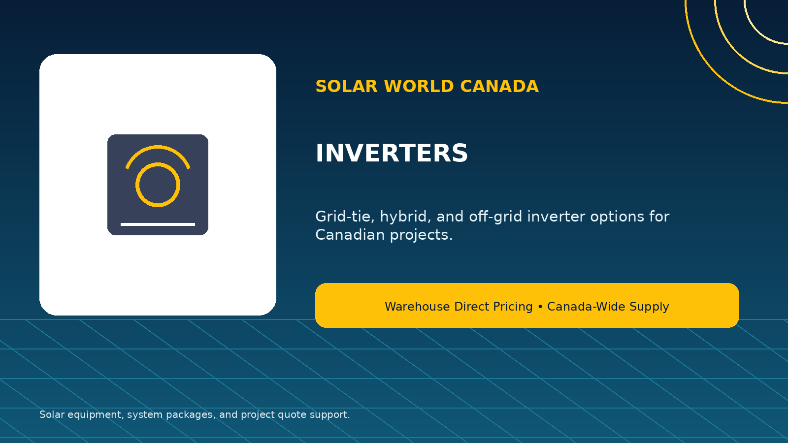 Solar inverters